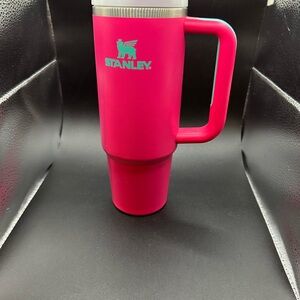 Stanley Hot Pink Travel Mug with Handle
